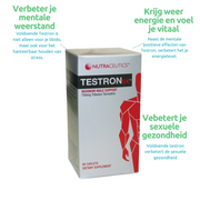 Testron SX - 60 tabletten met Tribulus en samengestelde formule - verhoogt Testron en, vitaliseert, ondersteunt herstel