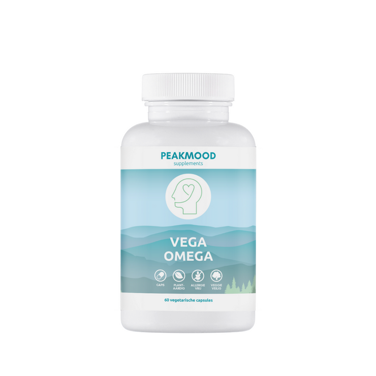 Vega Omega - 60 Vegetarische capsules - Omega vetzuren Marine Fytoplankton - Ontgift en verbetert immuunsysteem